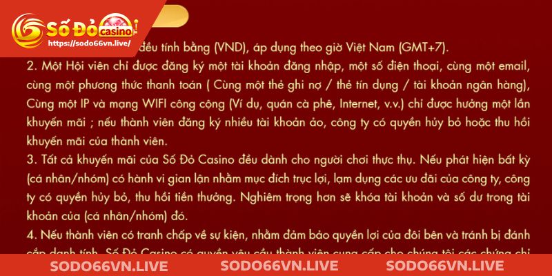 Quy định tham gia khuyến mãi thành viên cũ quay lại